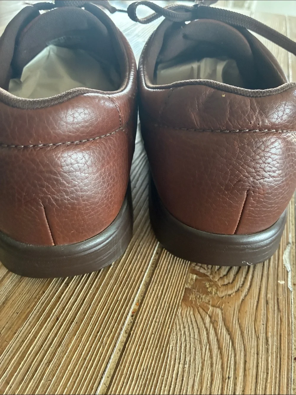 SAS Bout Time Lace Up Loafer in Brown 13.5 WW